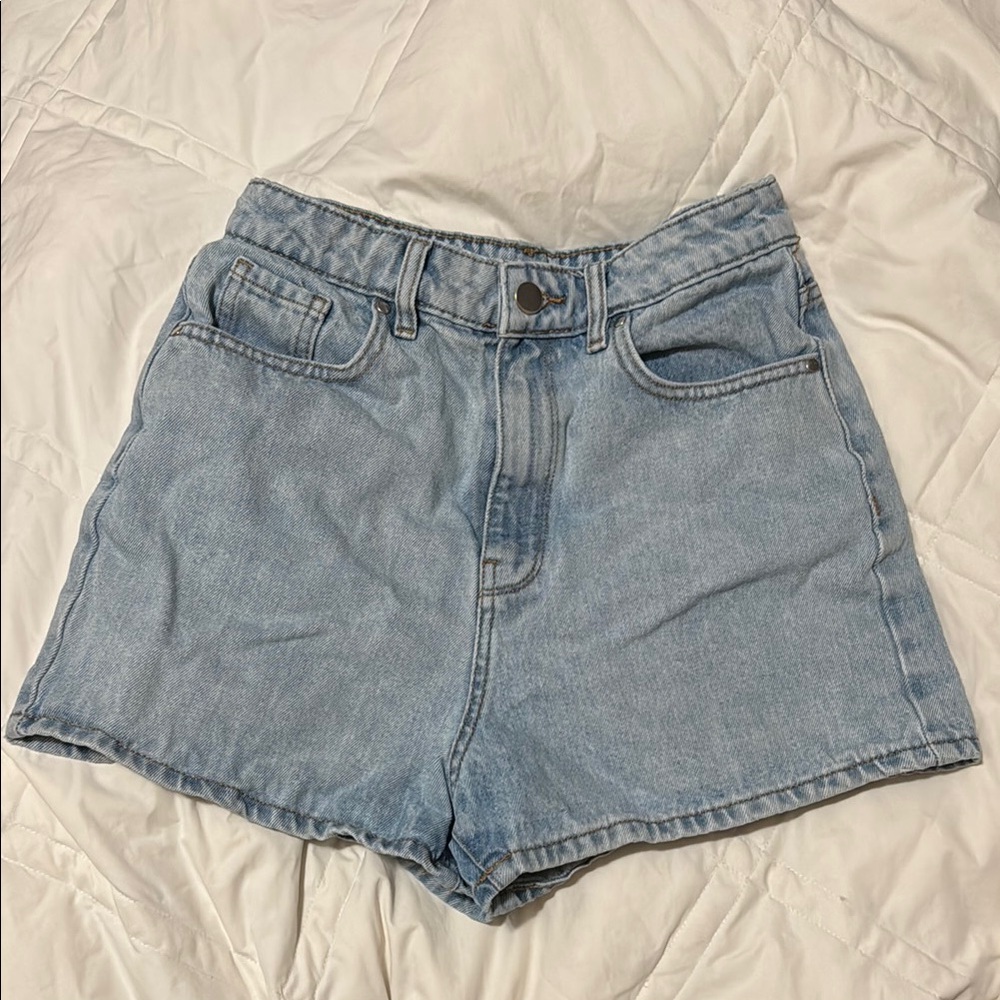 Light Blue Denim Women's Shorts